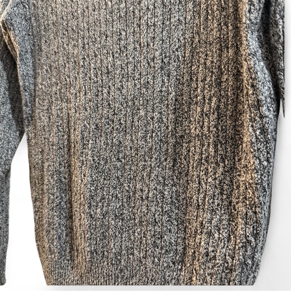 Kim Rogers Women’s 100% Cotton Charcoal Crewneck Knit Sweater in Size Medium - Picture 5 of 7